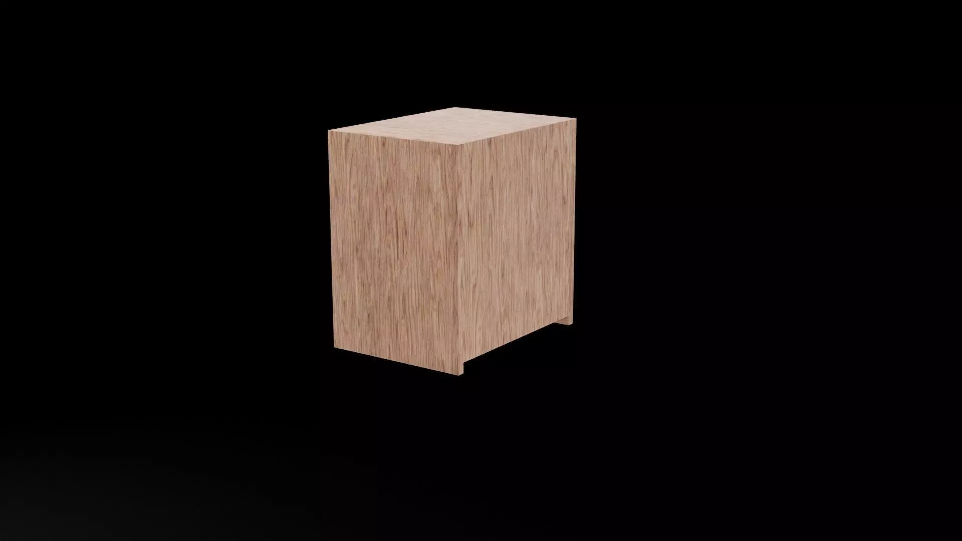 Cabinet Low-poly 3D model_9