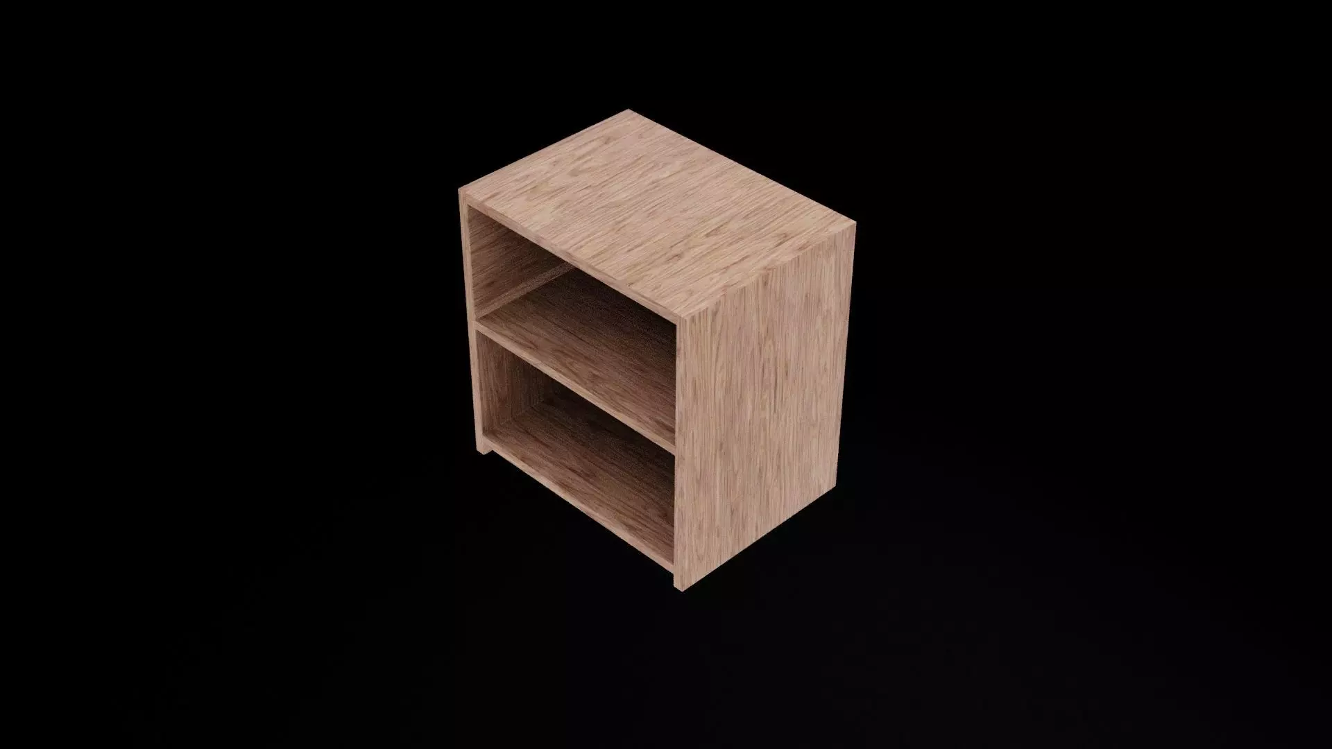 Cabinet Low-poly 3D model_3