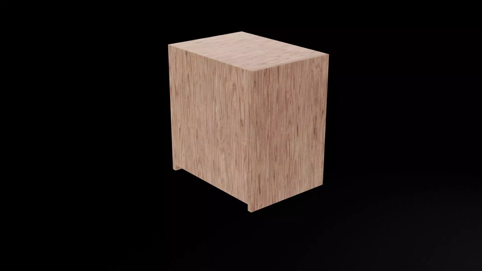 Cabinet Low-poly 3D model_8