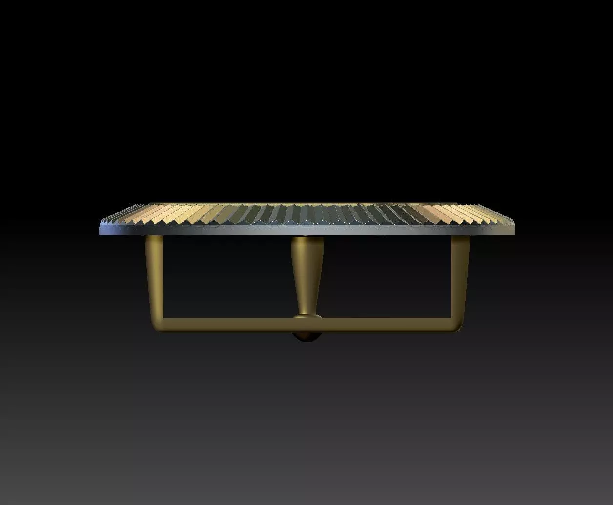 Crown Belt Buckle 3D print model_18