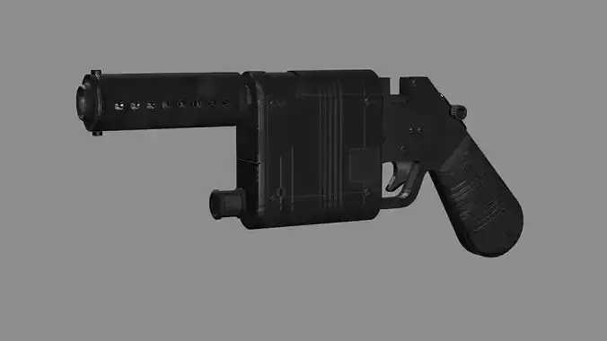 Han Solo LPA Gun NN-14 3D Model