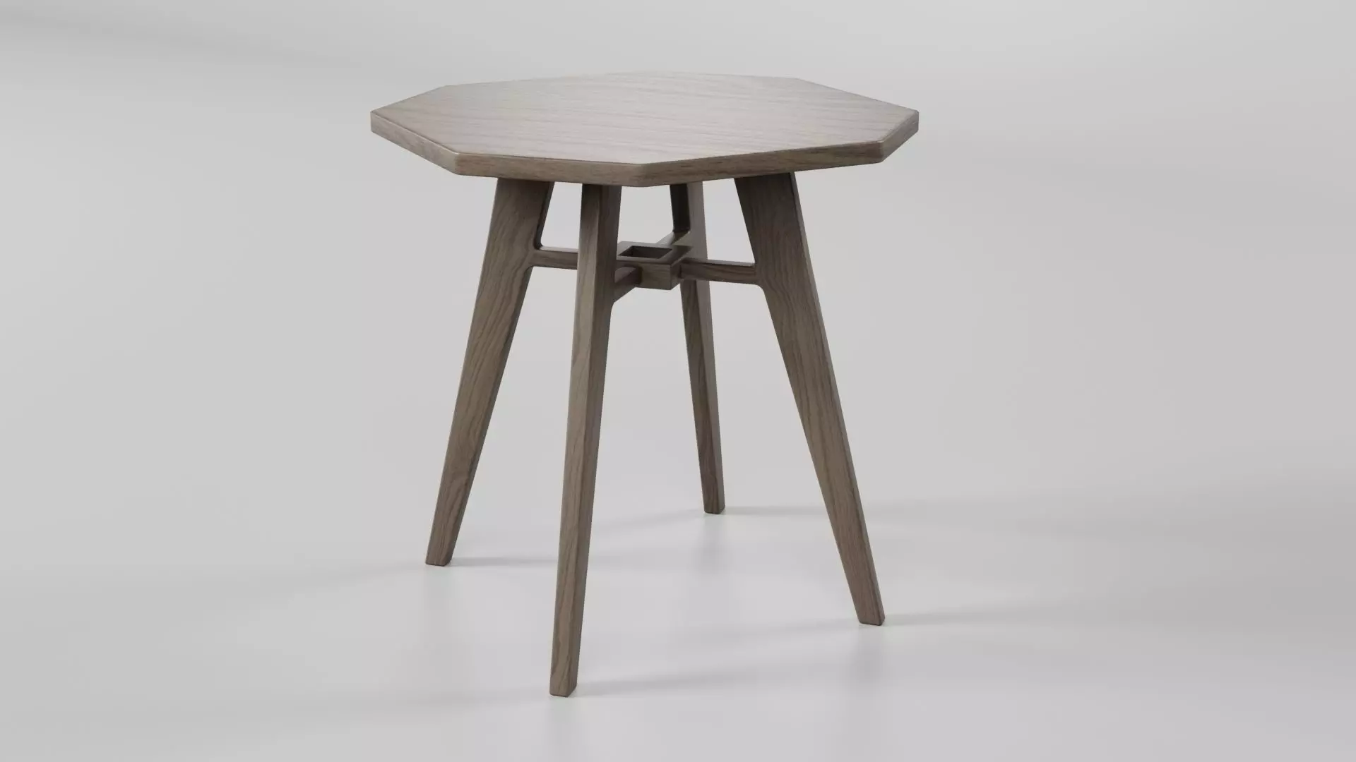 Octagon Table CG43 3D model_3