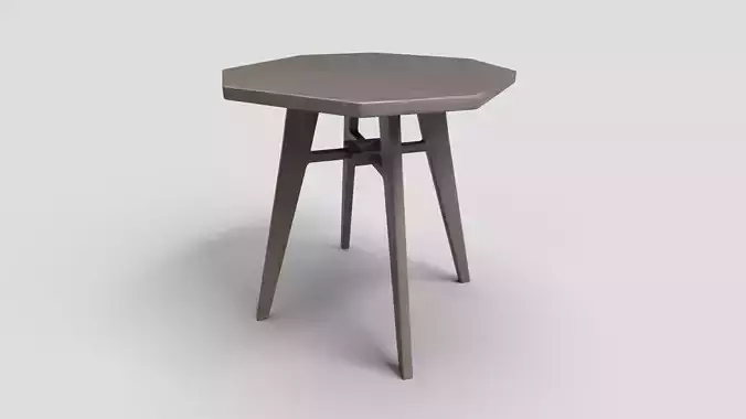 Octagon Table CG43 3D model