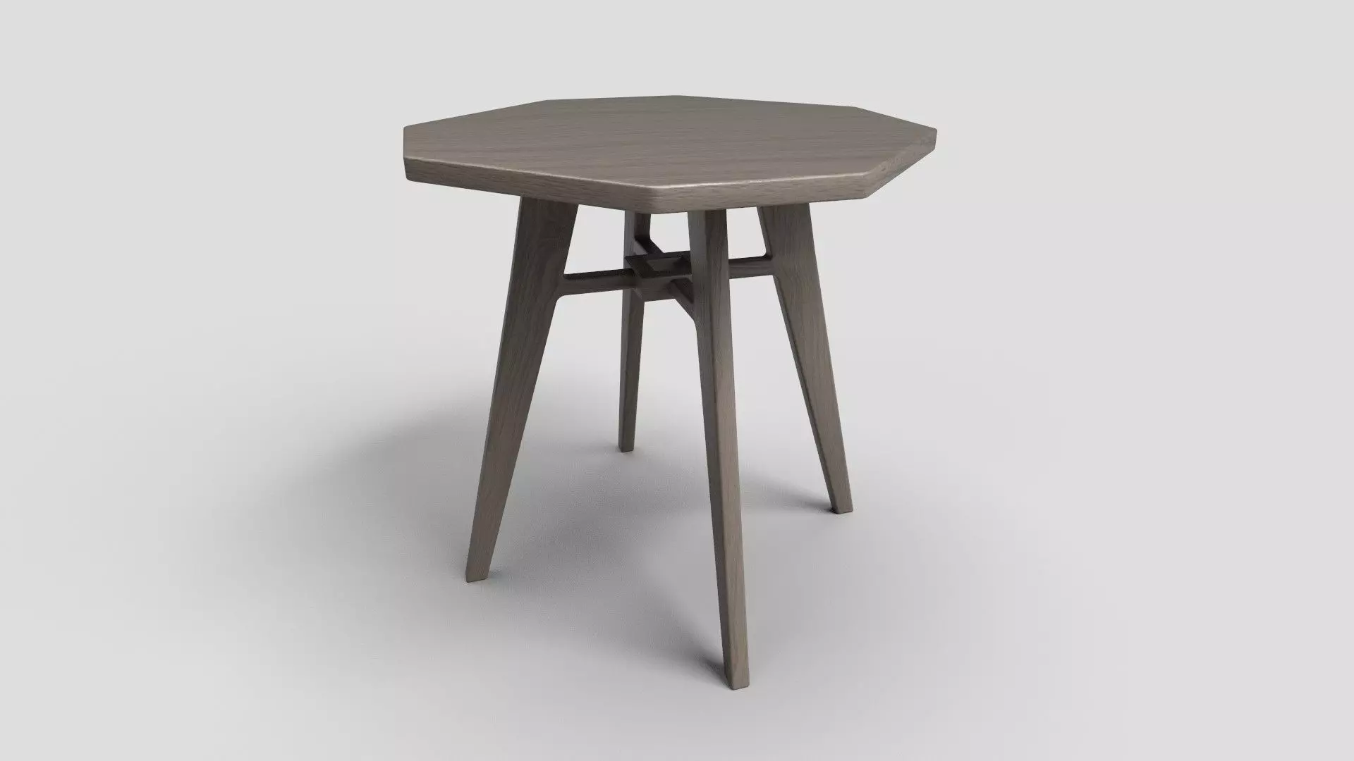 Octagon Table CG43 3D model_0