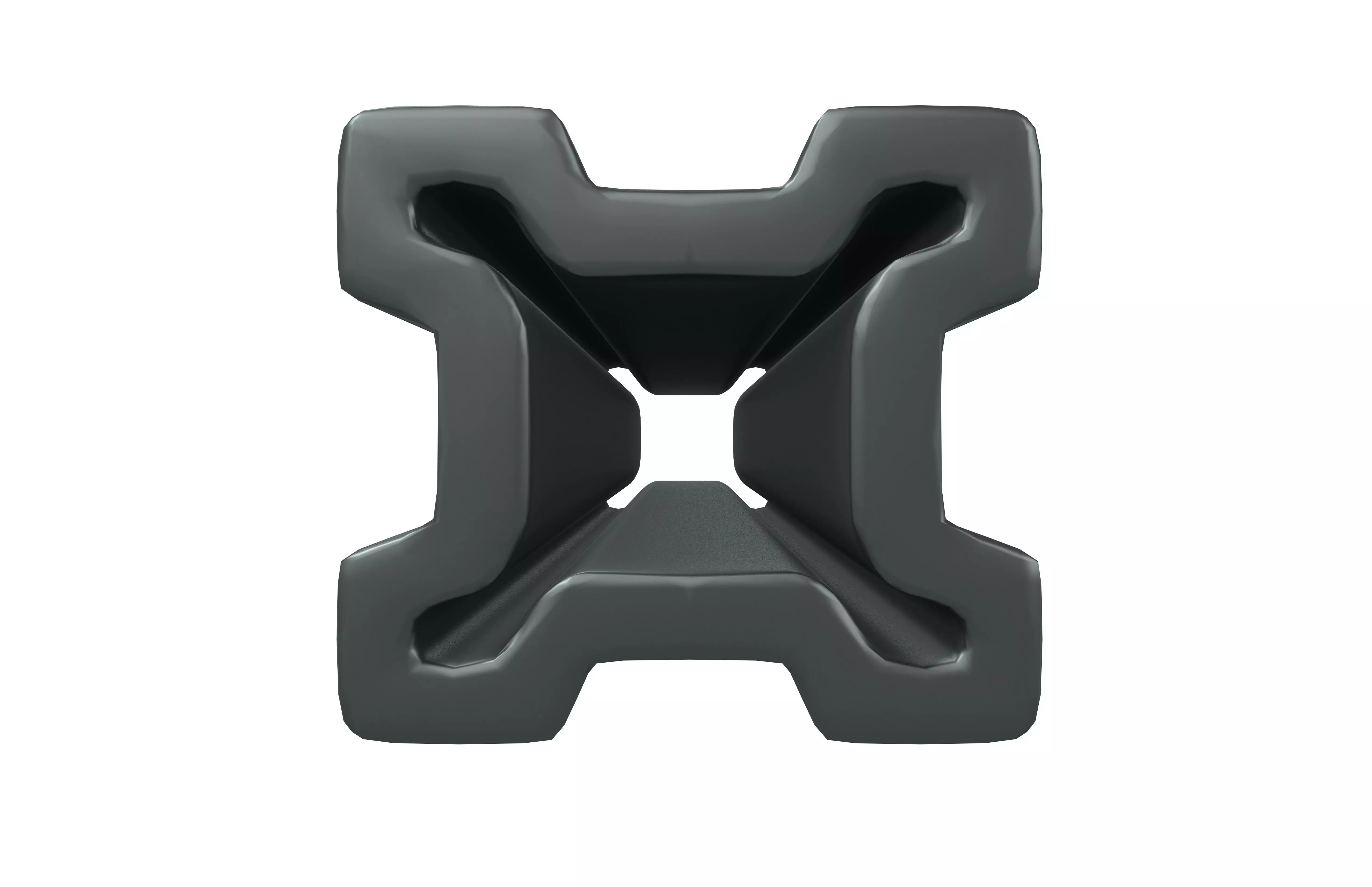 Steel Beam v1 004 Low-poly 3D model_2