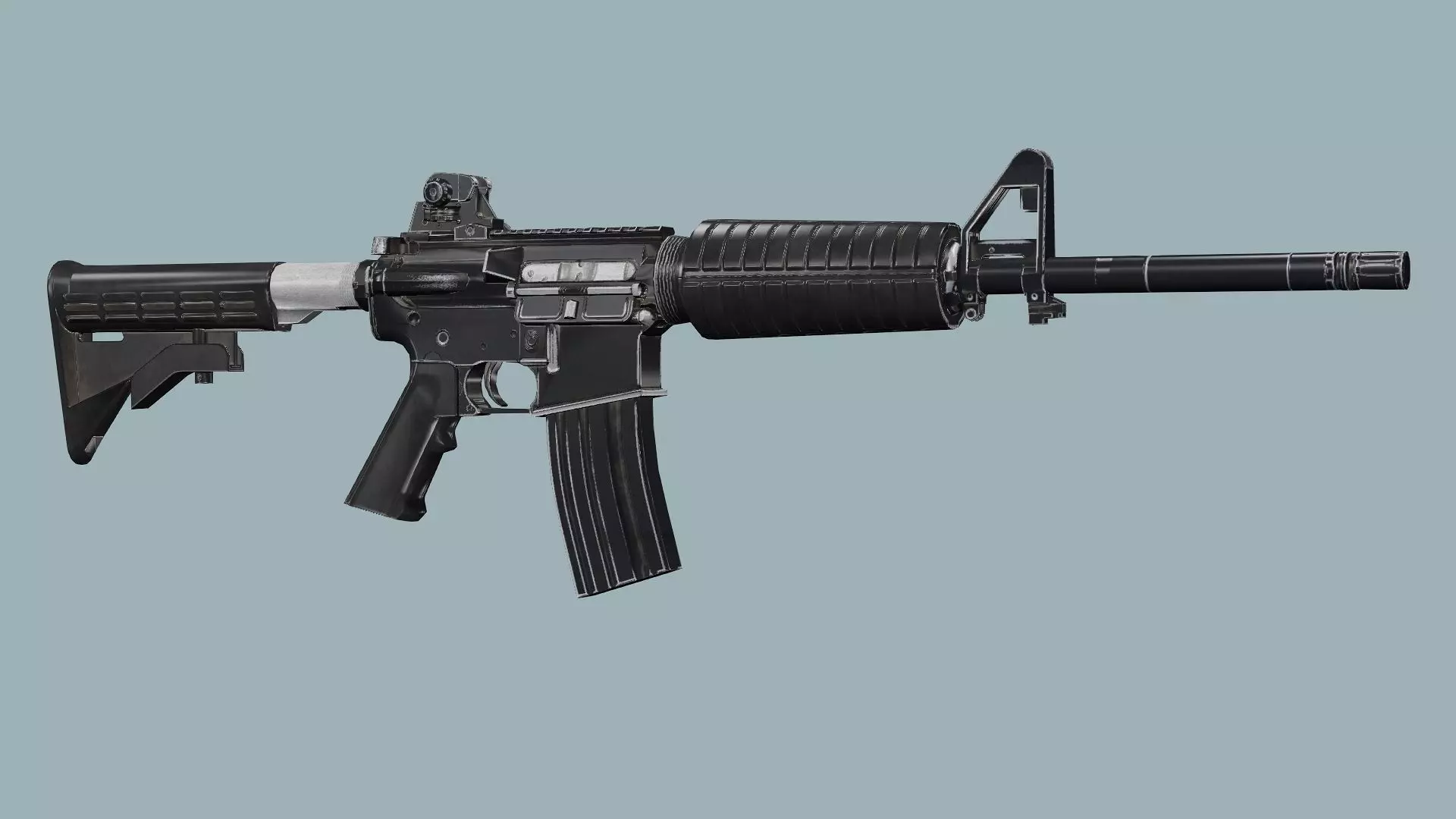 Weapon Pack Exclusive 6 Models Low-poly 3D Model Low-poly 3D model_16