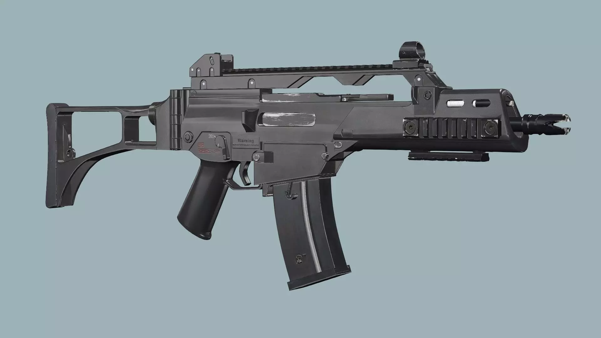 Weapon Pack Exclusive 6 Models Low-poly 3D Model Low-poly 3D model_22