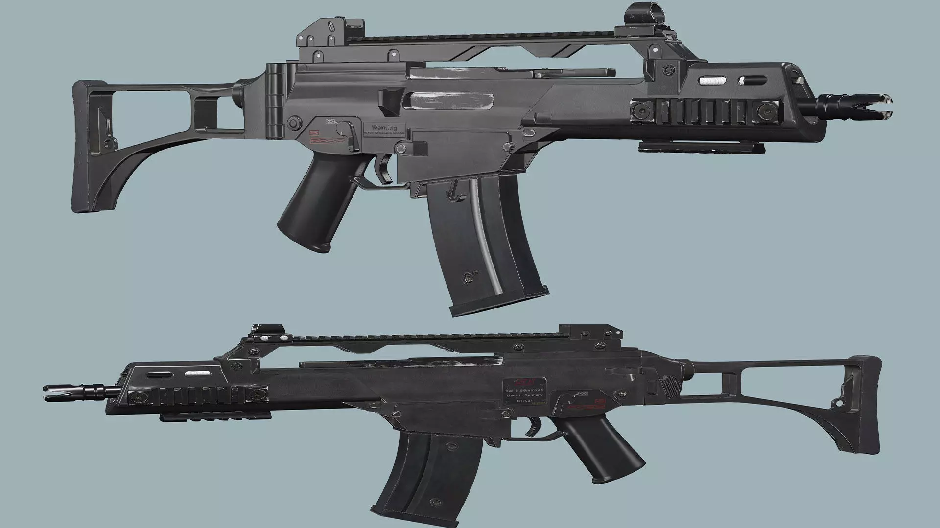 Weapon Pack Exclusive 6 Models Low-poly 3D Model Low-poly 3D model_7