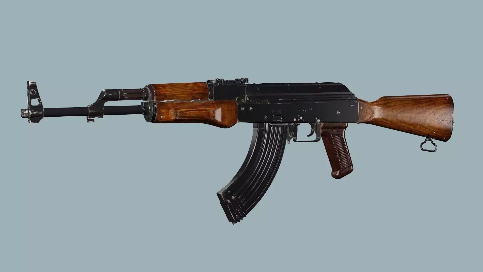 Weapon Pack Exclusive 6 Models Low-poly 3D Model Low-poly 3D model_20