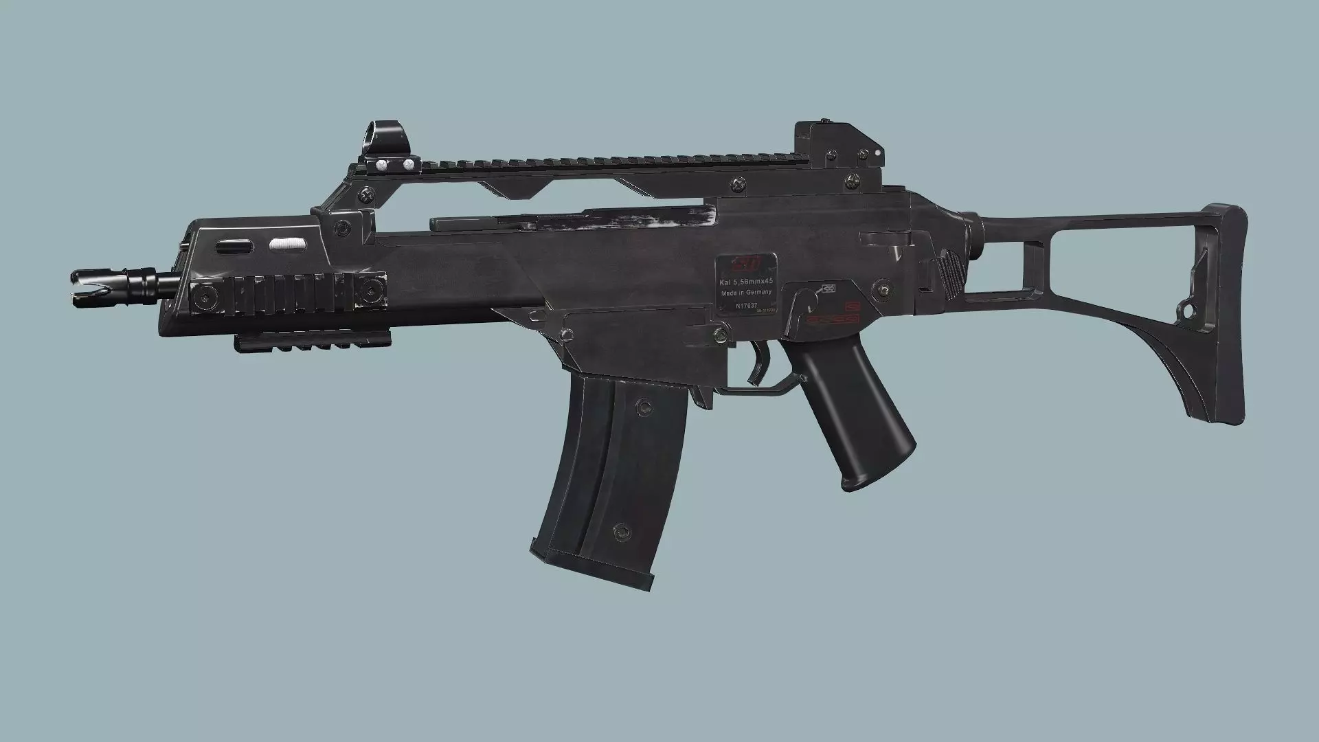 Weapon Pack Exclusive 6 Models Low-poly 3D Model Low-poly 3D model_17