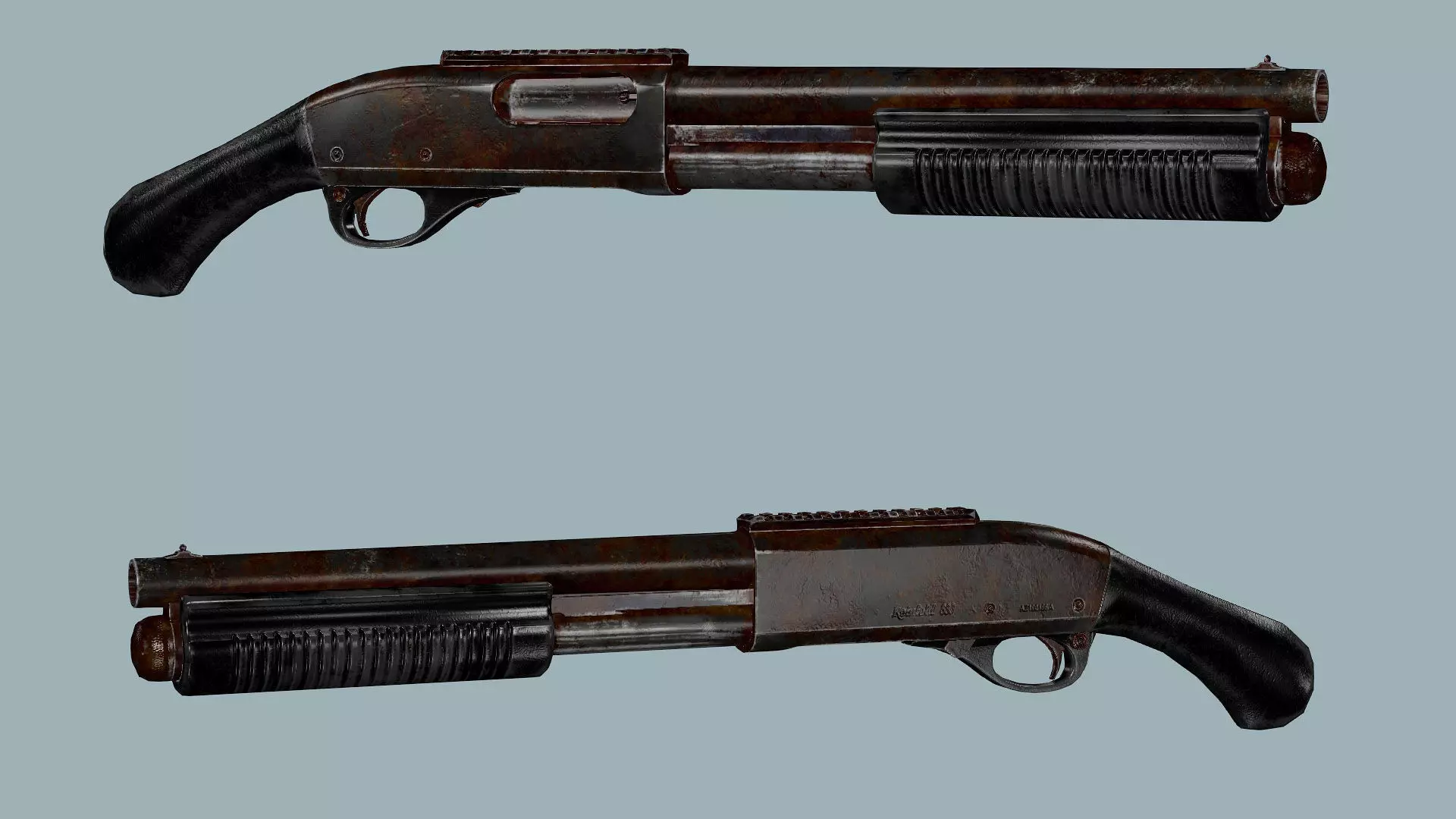 Weapon Pack Exclusive 6 Models Low-poly 3D Model Low-poly 3D model_8