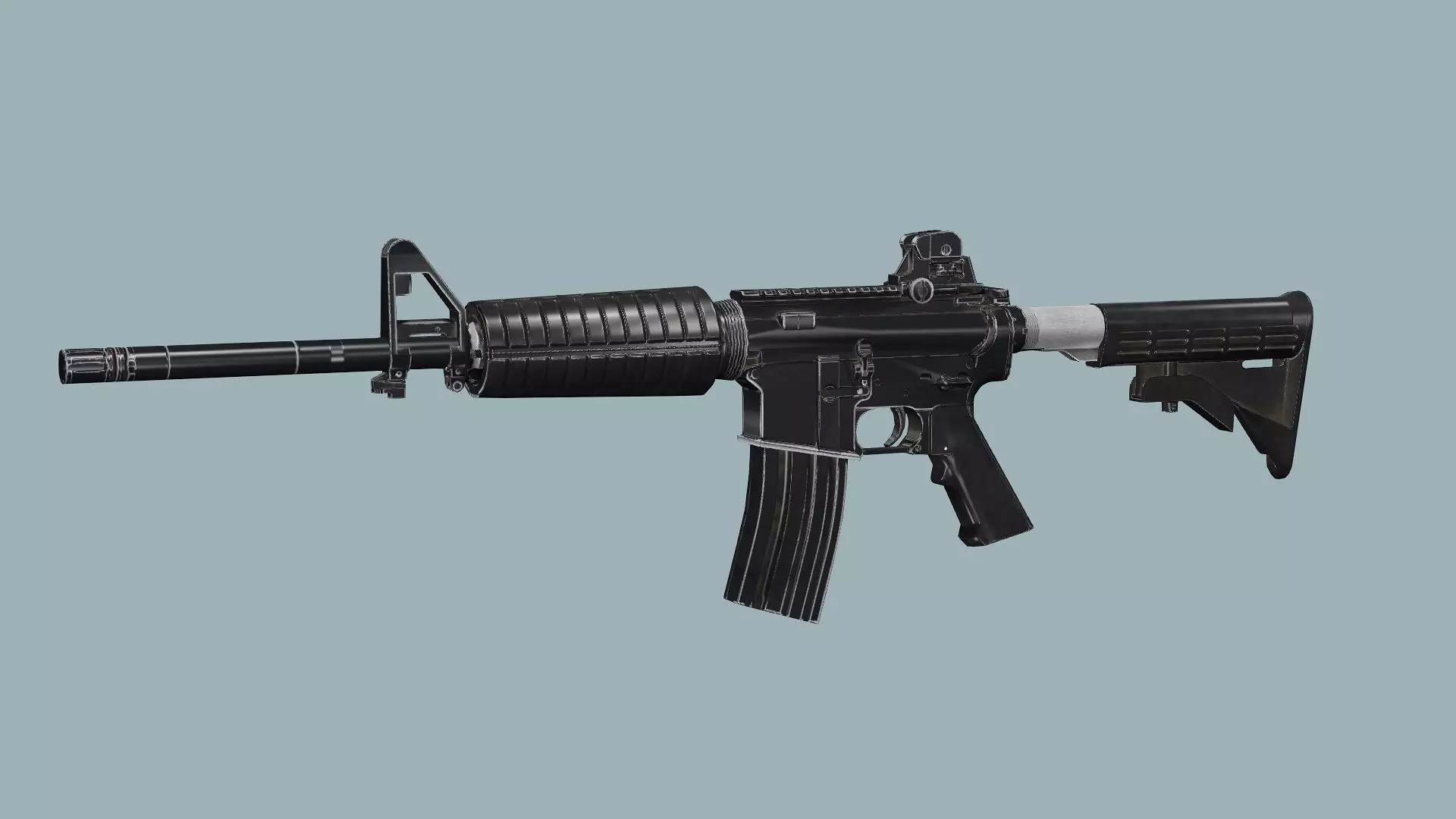 Weapon Pack Exclusive 6 Models Low-poly 3D Model Low-poly 3D model_23