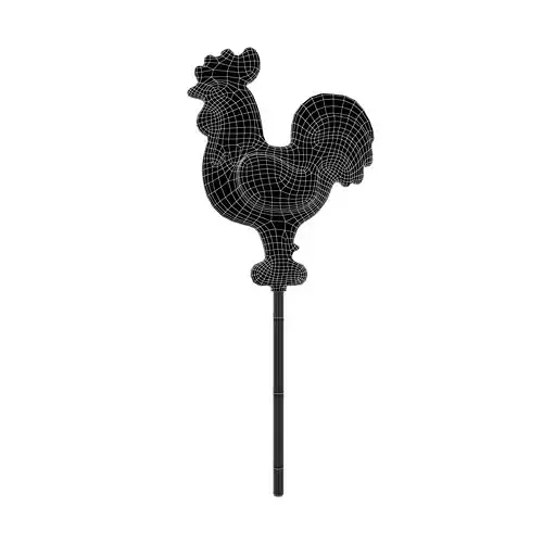 Chicken Shaped Candy v1 001 Low-poly 3D model 6