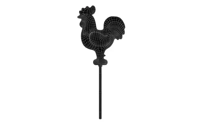Chicken Shaped Candy v1 001 Low-poly 3D model 7