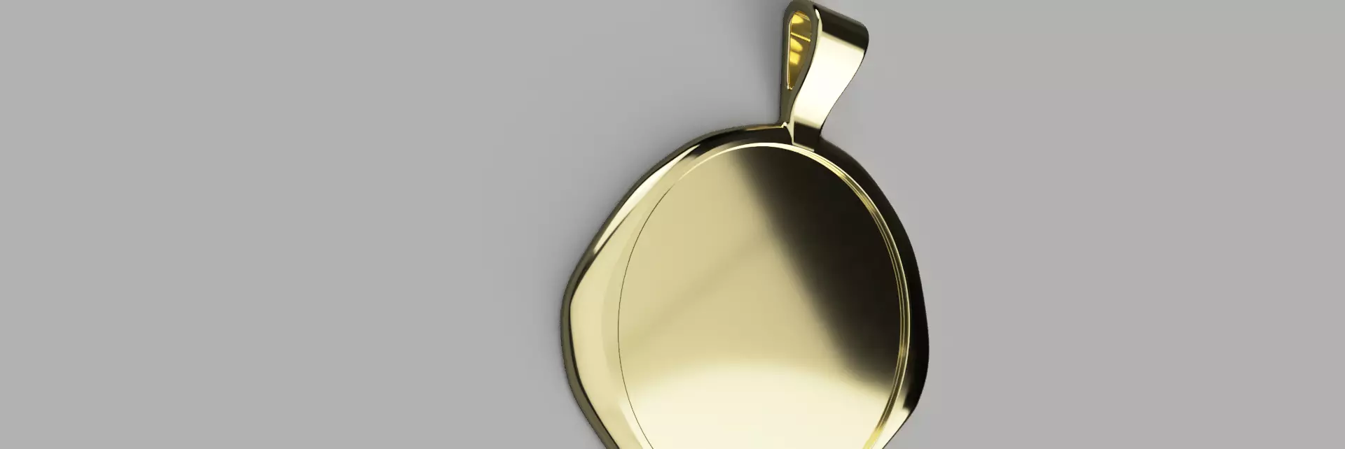 stamp pendant 28 mm 1side Free 3D print model