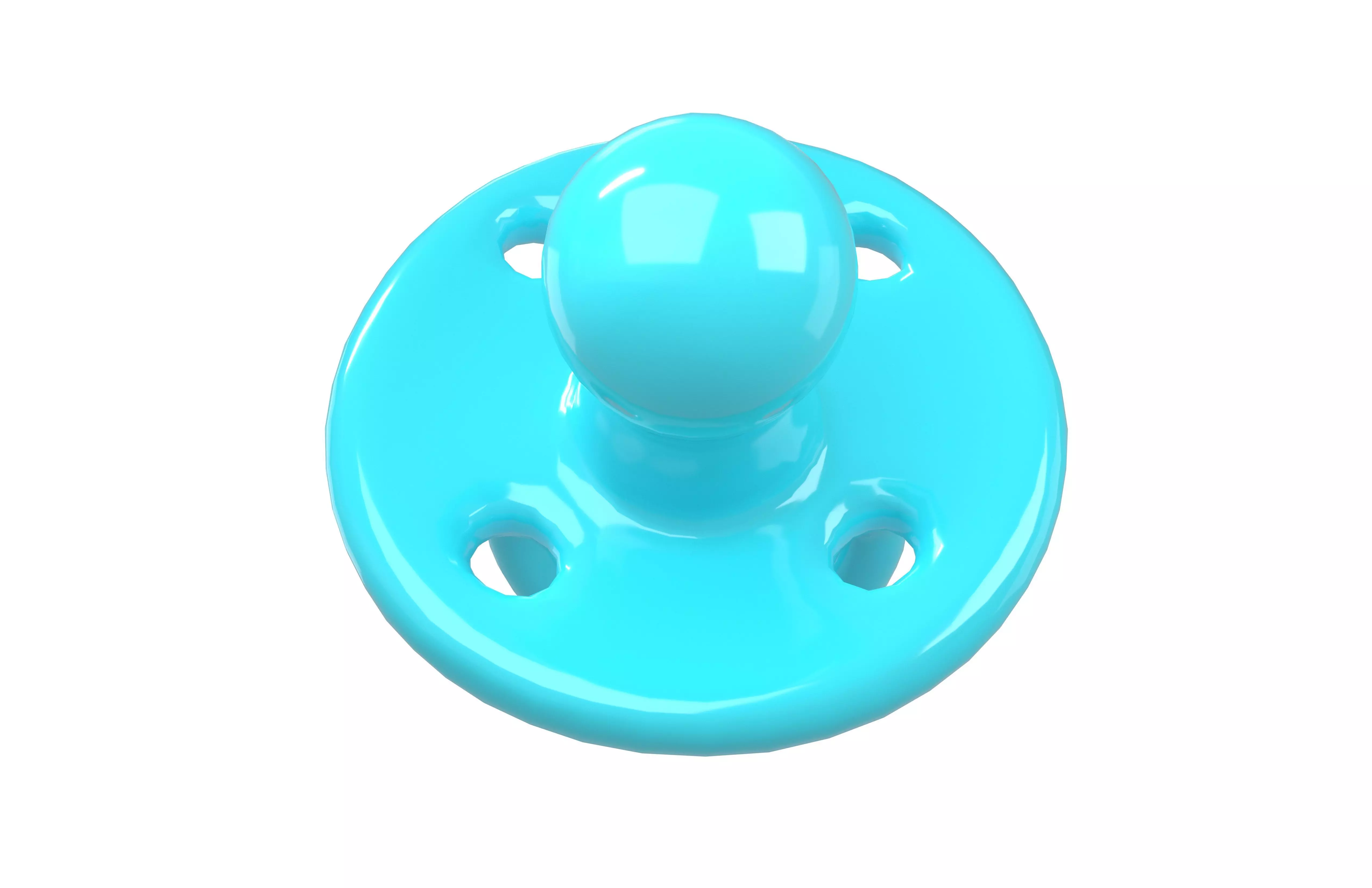 Mini Pacifiers v1 001 Low-poly 3D model_1