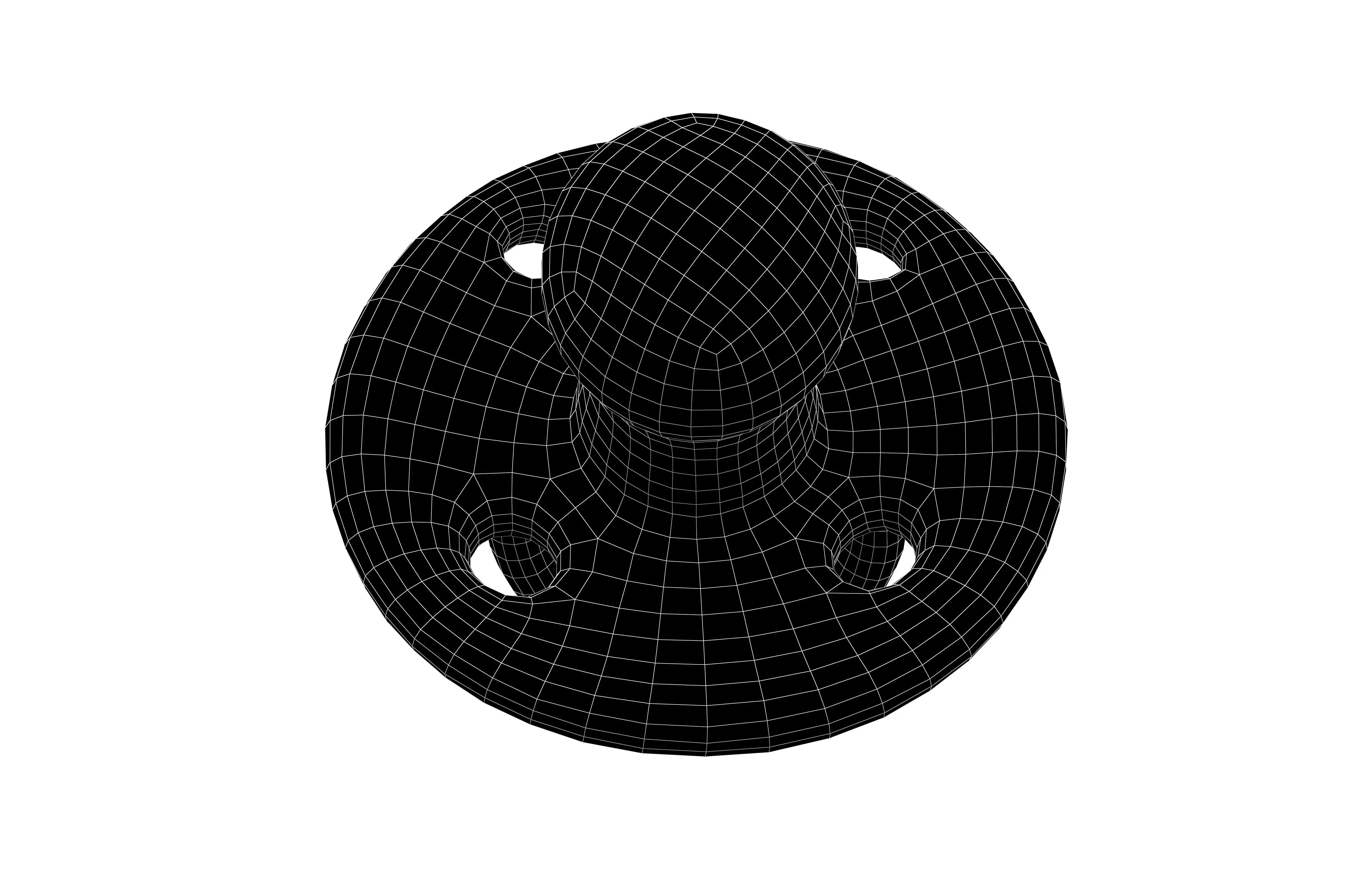 Mini Pacifiers v1 001 Low-poly 3D model_5