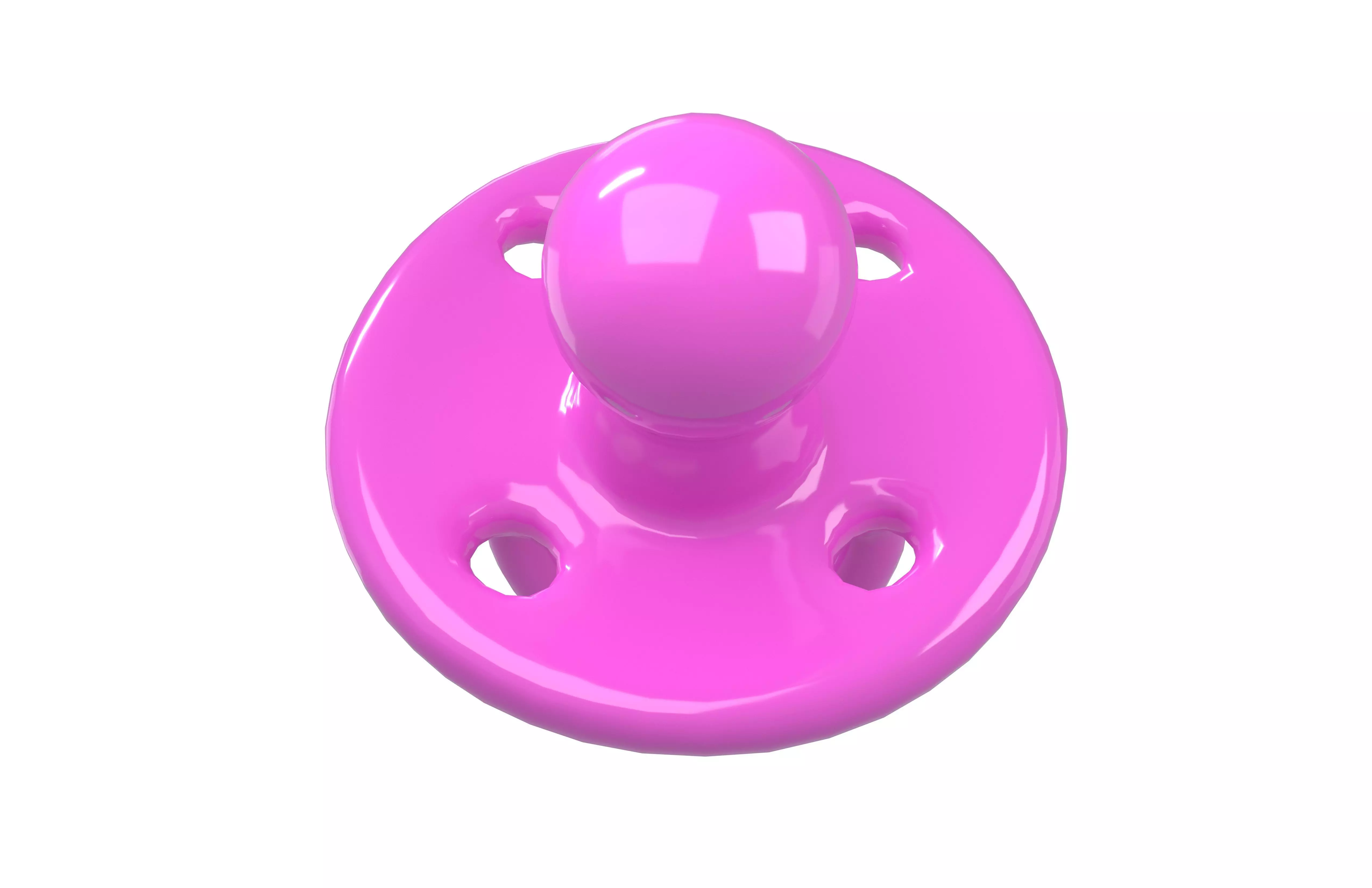 Mini Pacifiers v1 002 Low-poly 3D model_1
