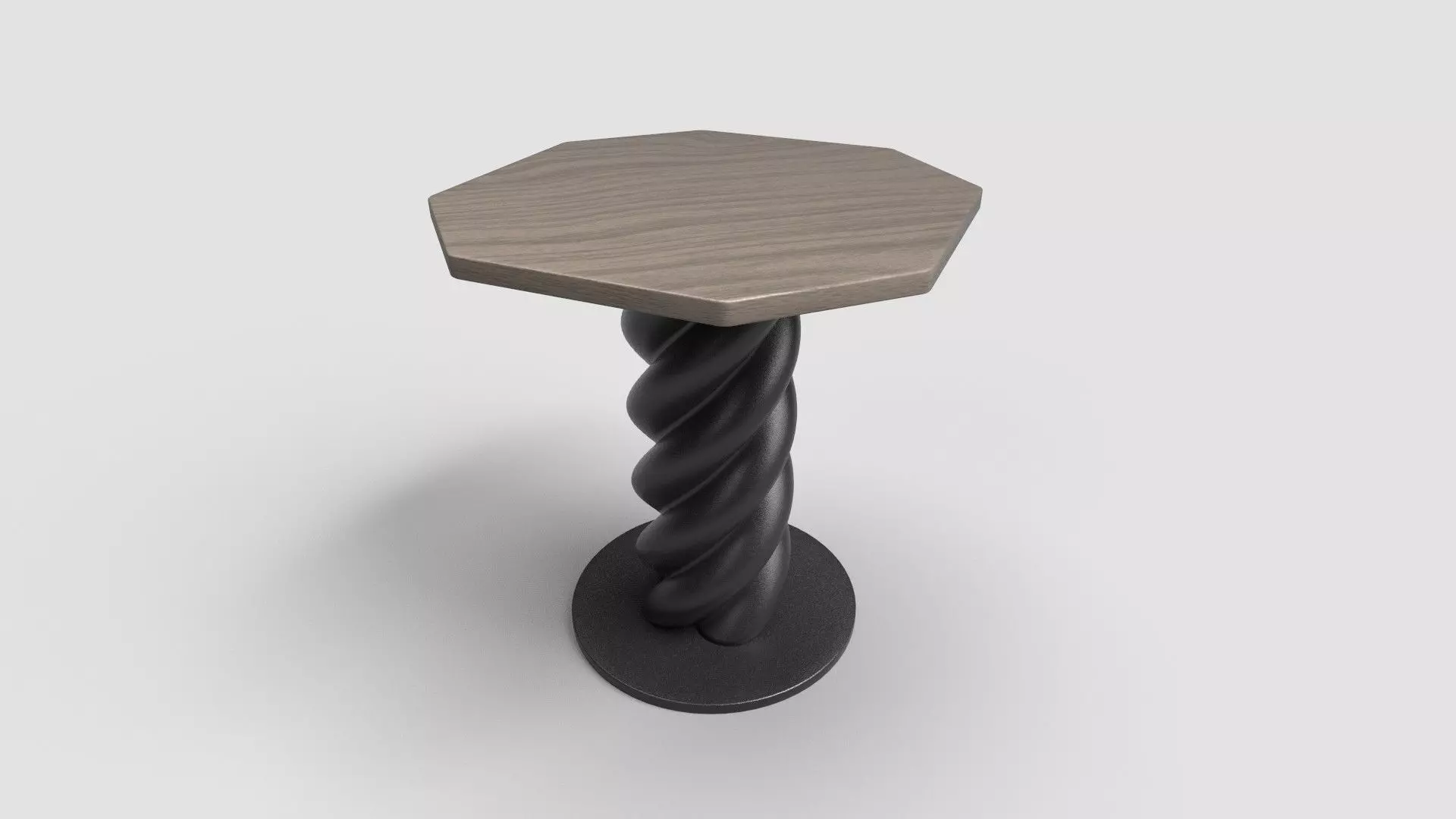 Octagon Table CG49 3D model_0