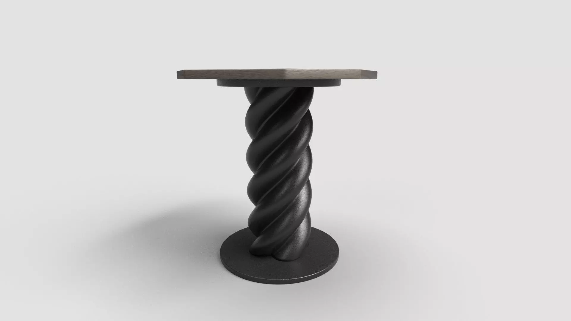 Octagon Table CG49 3D model_1