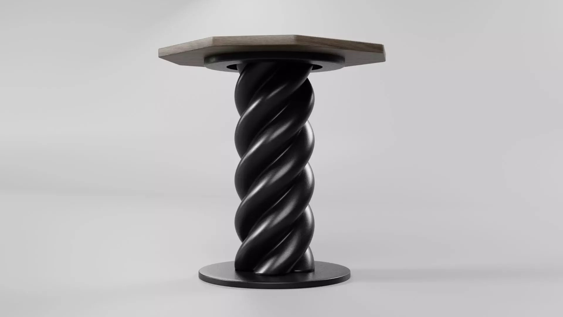 Octagon Table CG49 3D model_4