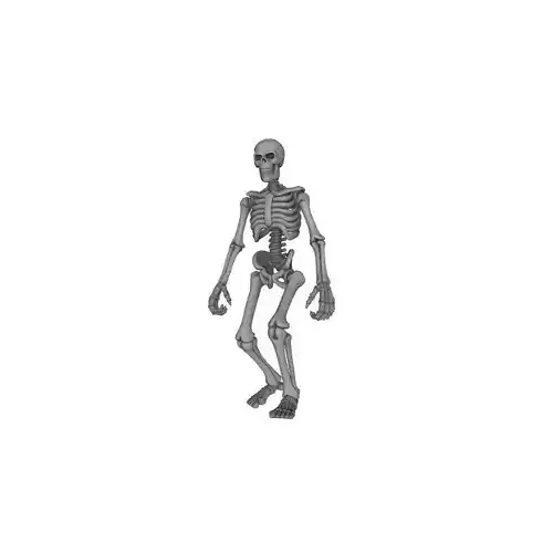 Halloween Horror Skull Structure Man 3D Printable Figurine Model