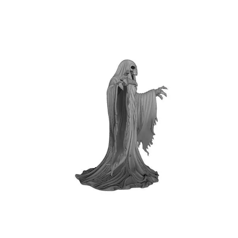 White Ghost Horror Halloween 3D Printed Spooky Decor Model 3D print model_1