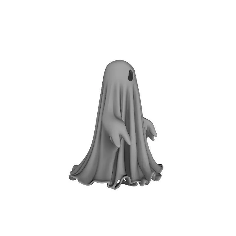 Cute Spooky 3D Halloween Ghost Decorative Table Showpiece 3D print model_1