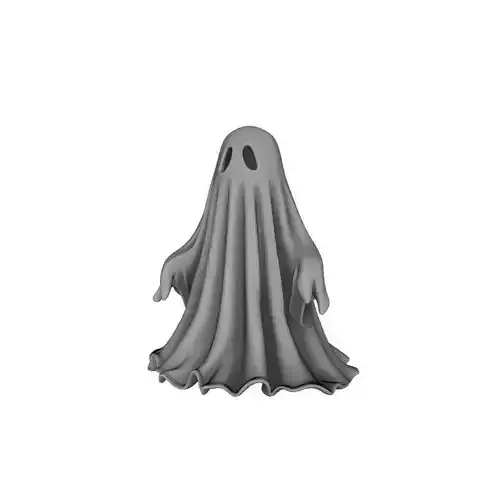 Cute Spooky 3D Halloween Ghost Decorative Table Showpiece