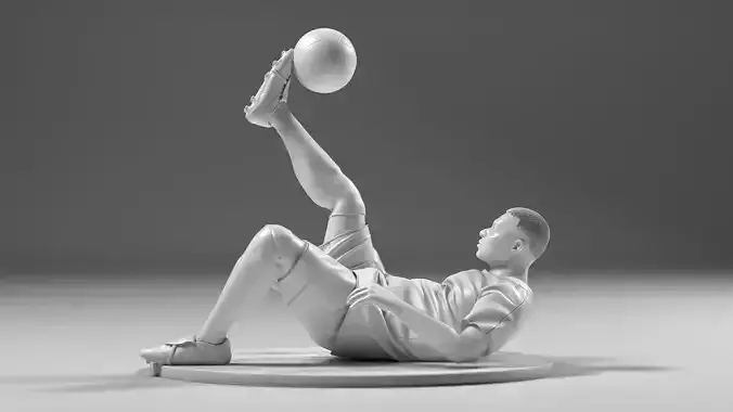 Footballer 05 FlipStrike 01 Stl