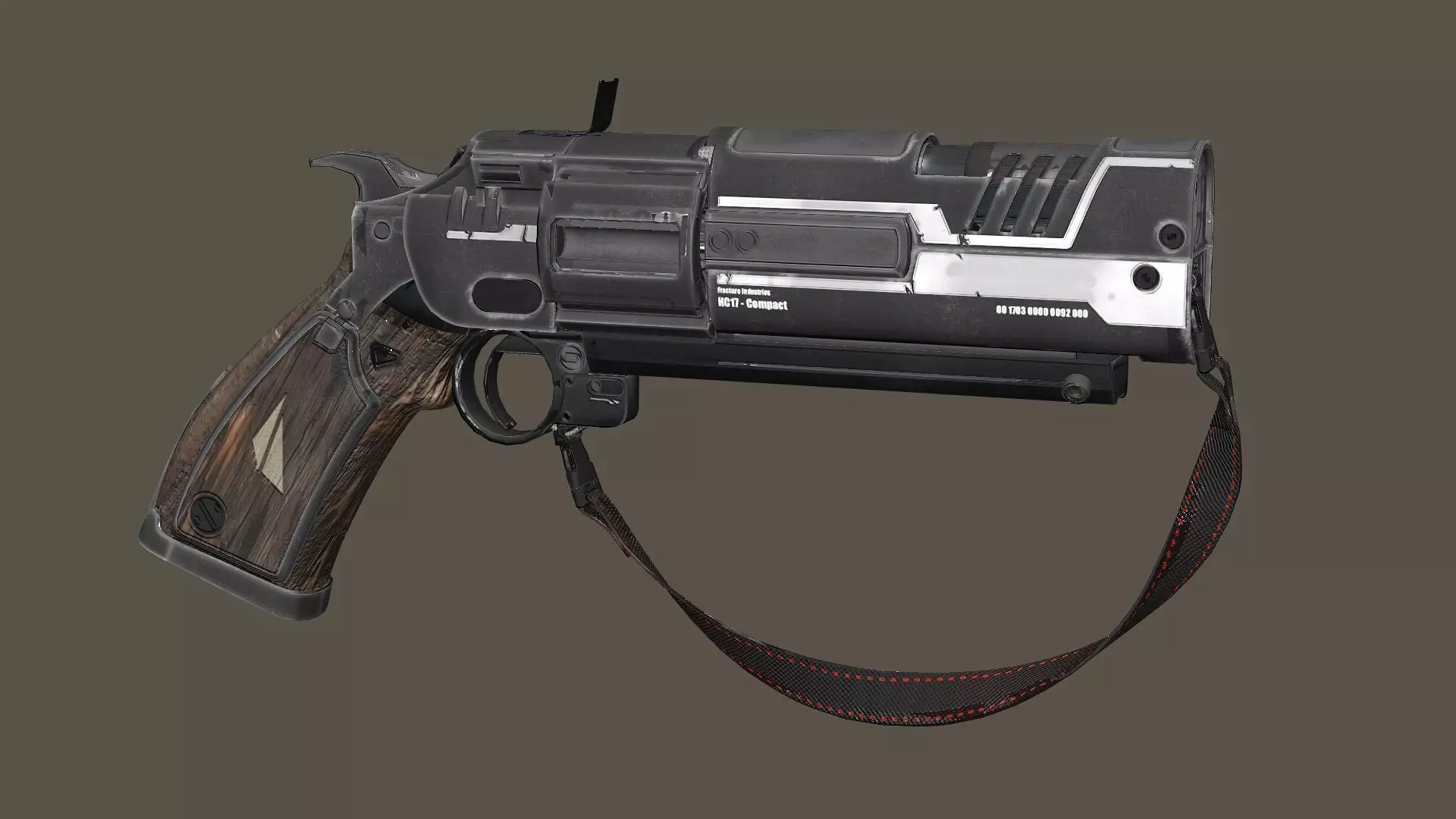 Fatebringer Legendary Hand Cannon 3D Model Low-poly 3D model_4