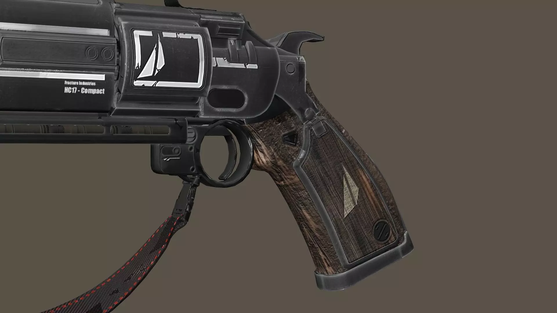 Fatebringer Legendary Hand Cannon 3D Model Low-poly 3D model_7