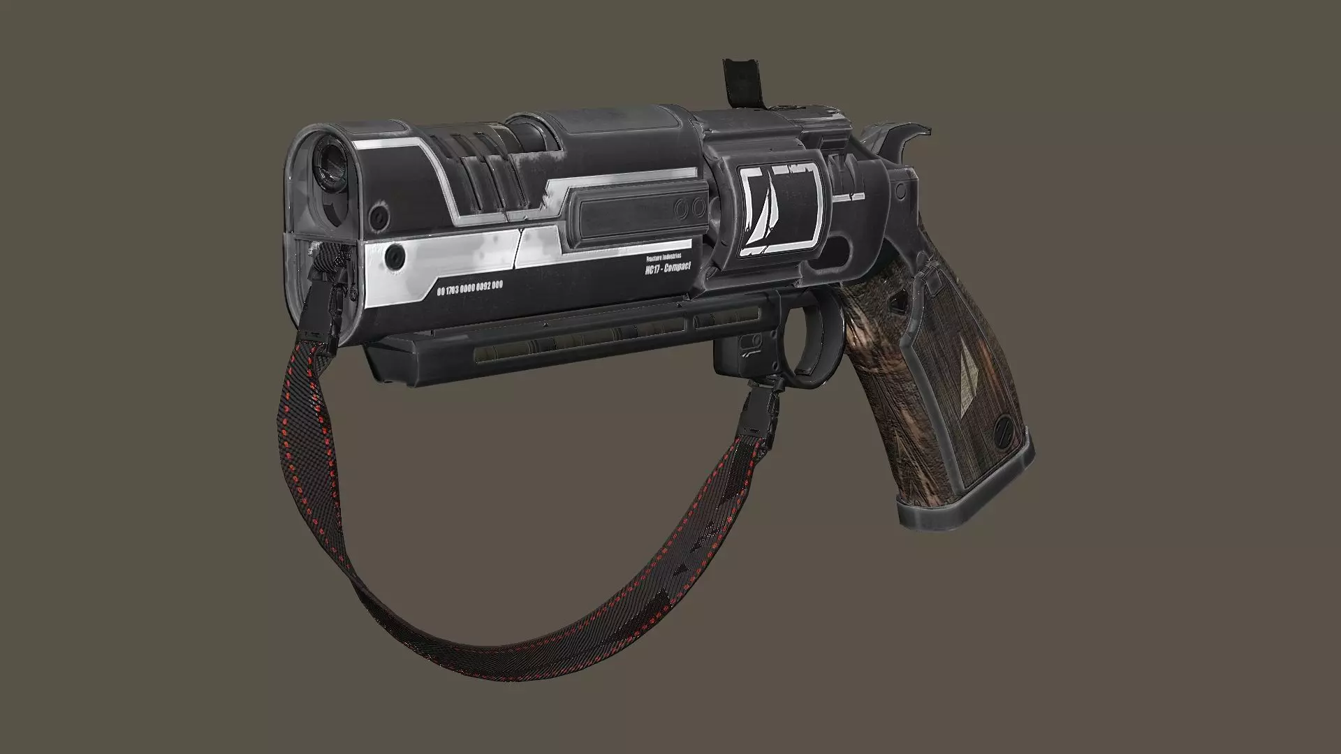 Fatebringer Legendary Hand Cannon 3D Model Low-poly 3D model_6