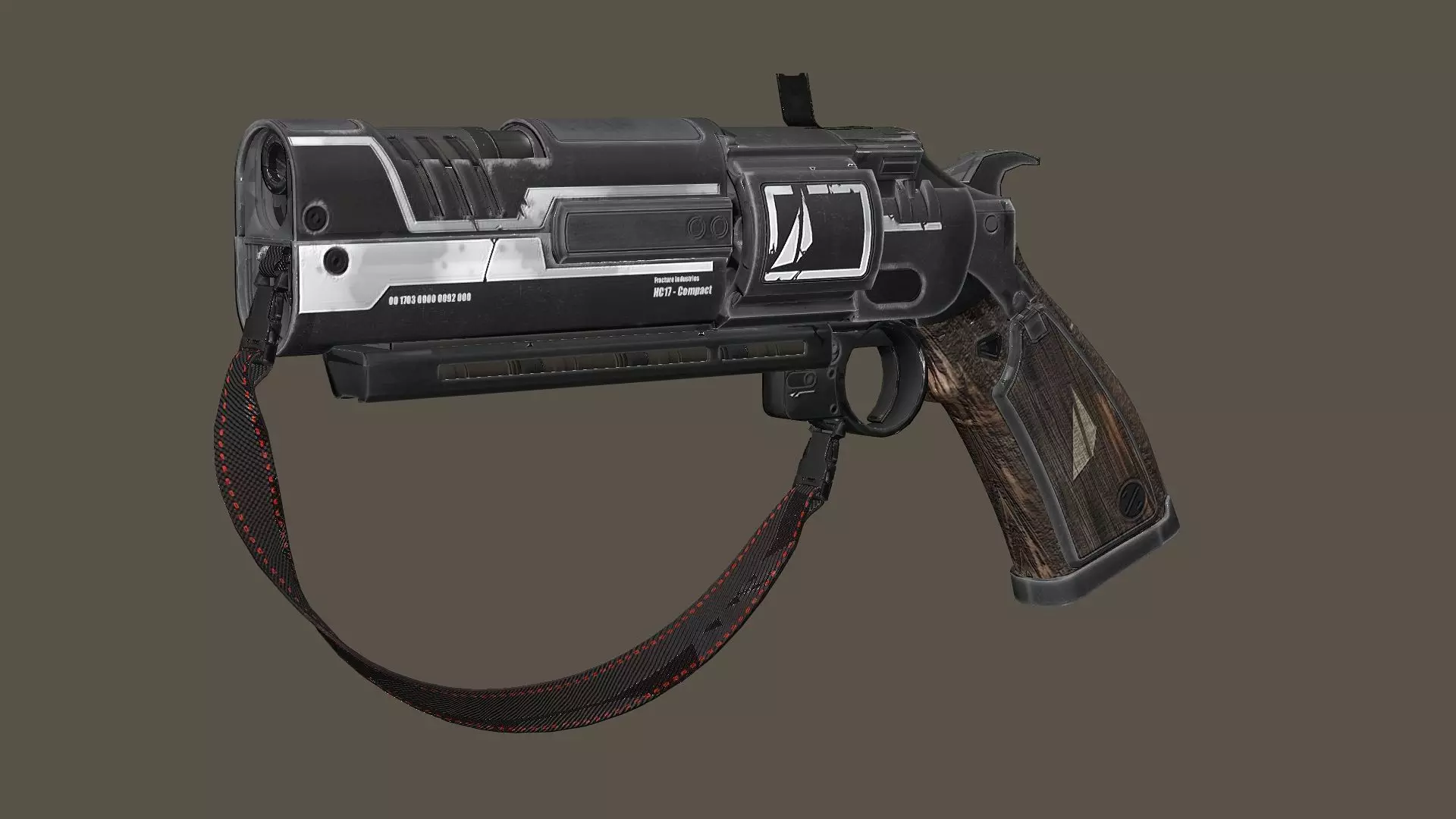 Fatebringer Legendary Hand Cannon 3D Model Low-poly 3D model_0