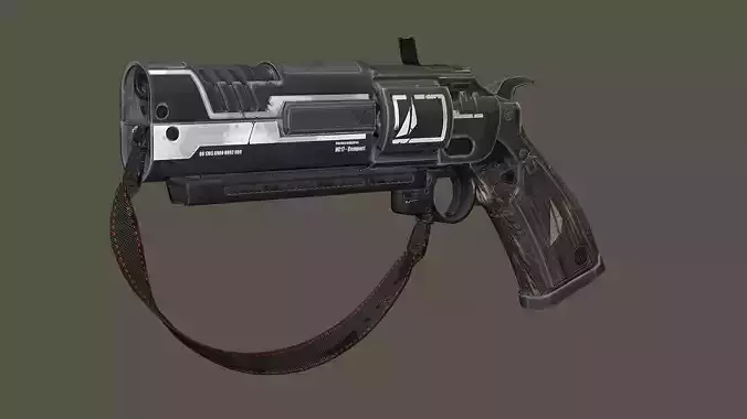 Fatebringer Legendary Hand Cannon 3D Model