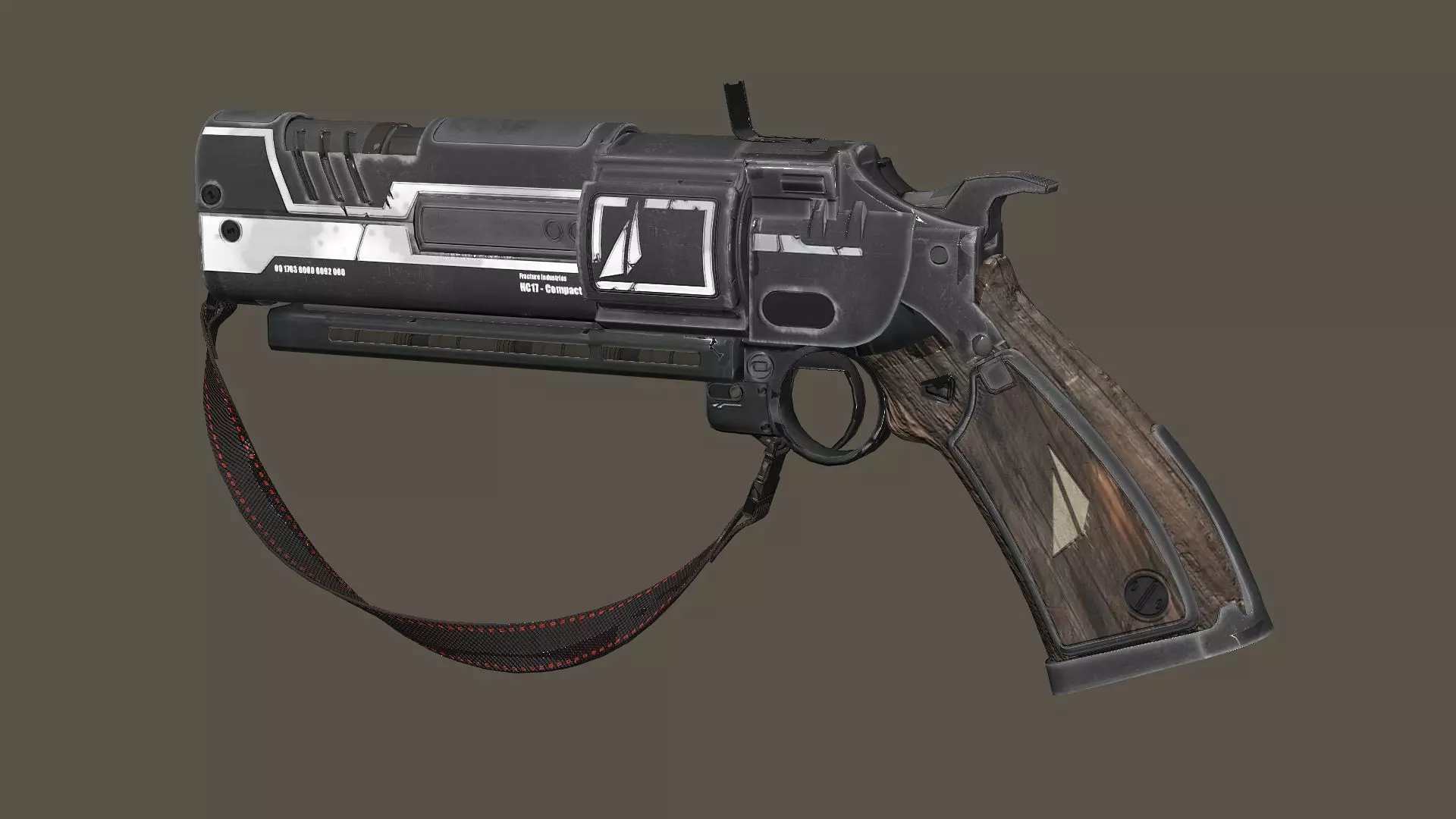Fatebringer Legendary Hand Cannon 3D Model Low-poly 3D model_2