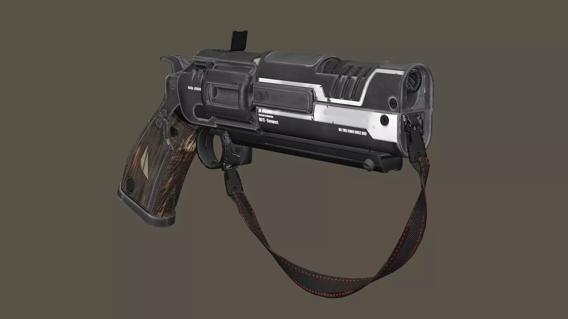 Fatebringer Legendary Hand Cannon 3D Model Low-poly 3D model_5