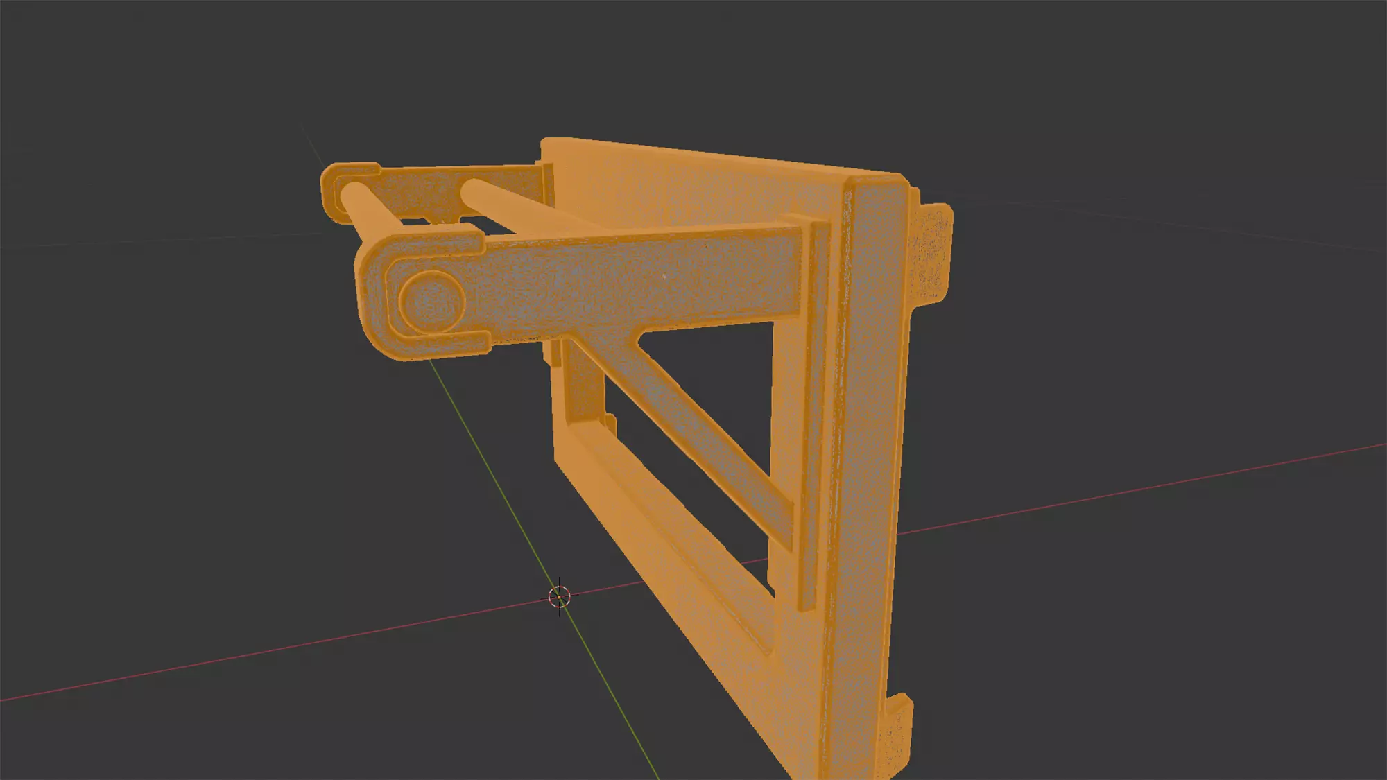 Closet Rod Doubler Space Saver 3D Printable Model 3D print model_7