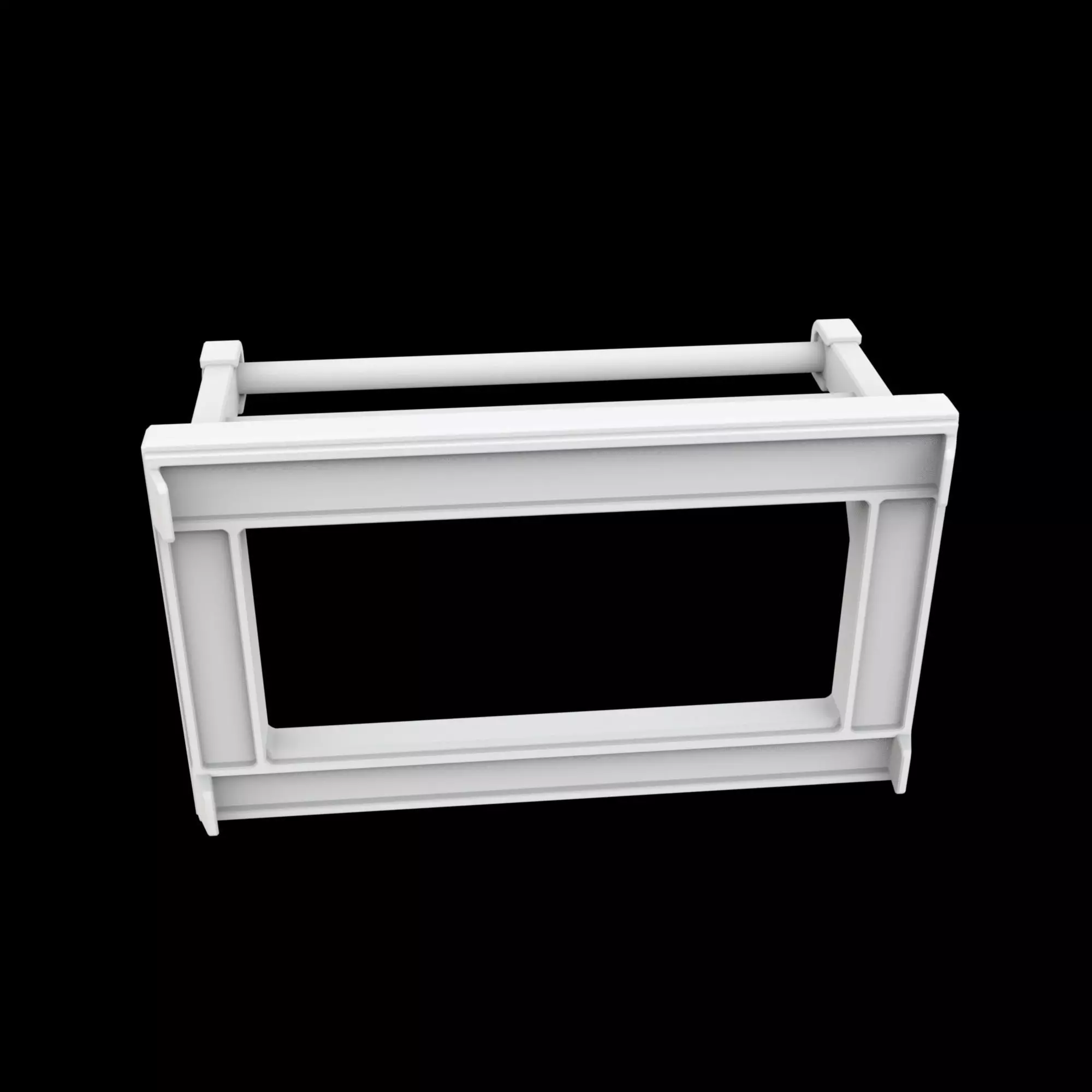 Closet Rod Doubler Space Saver 3D Printable Model 3D print model_2