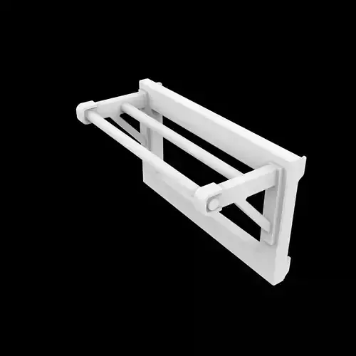 Closet Rod Doubler Space Saver 3D Printable Model