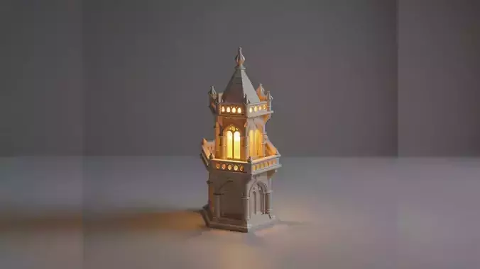  Gothic Candle Tower - Keep