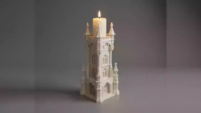 Gothic Candle Tower - Moonspire