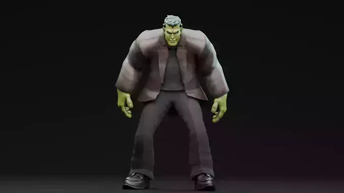 Halloween Pack - Frankenstein Low-poly 3D model