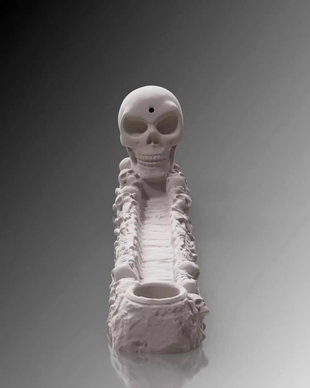 Skeleton Incense Burner 3D print model_2