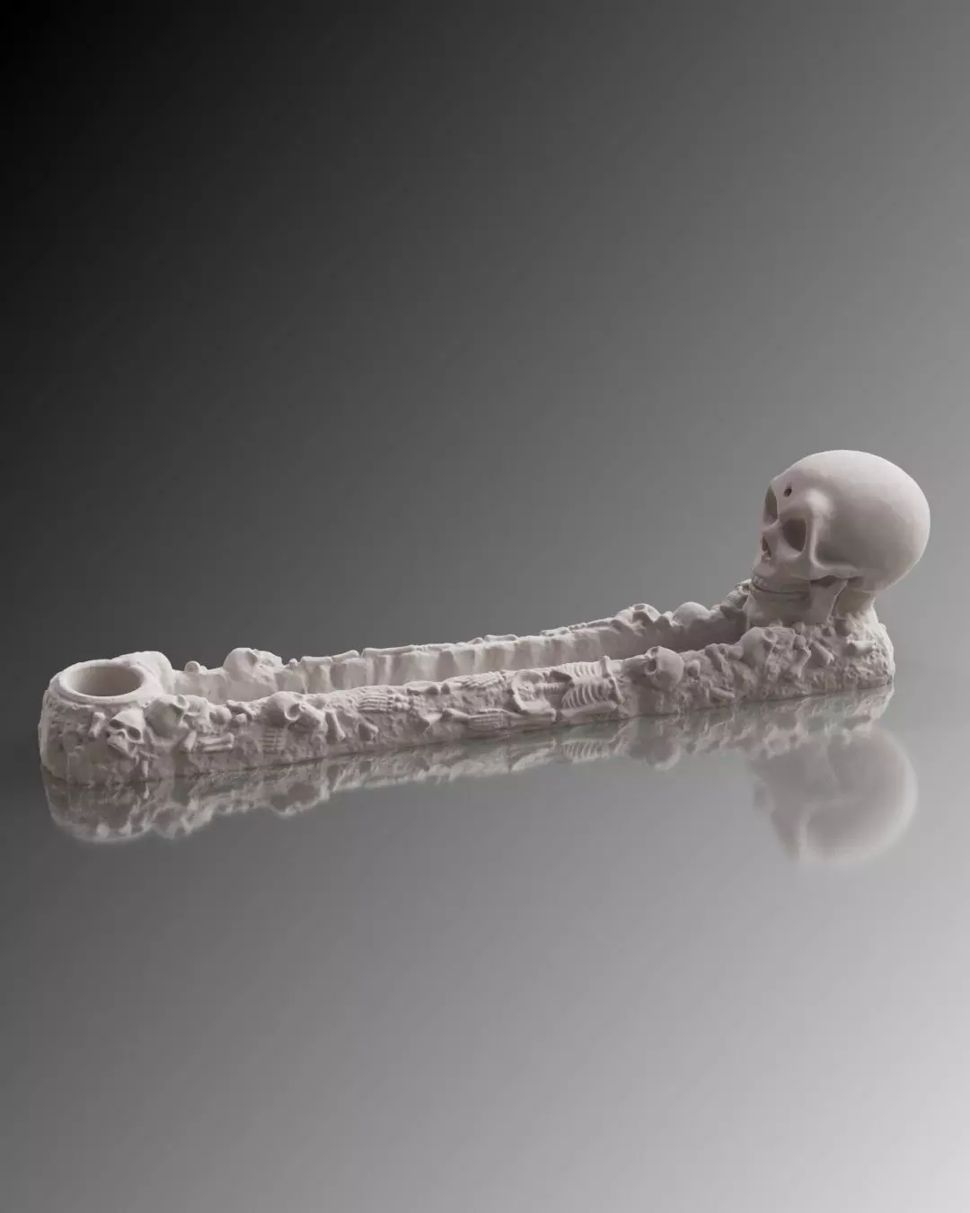 Skeleton Incense Burner 3D print model_5
