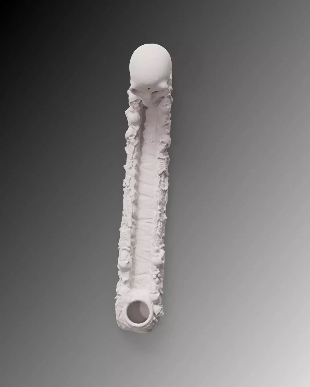 Skeleton Incense Burner 3D print model_10