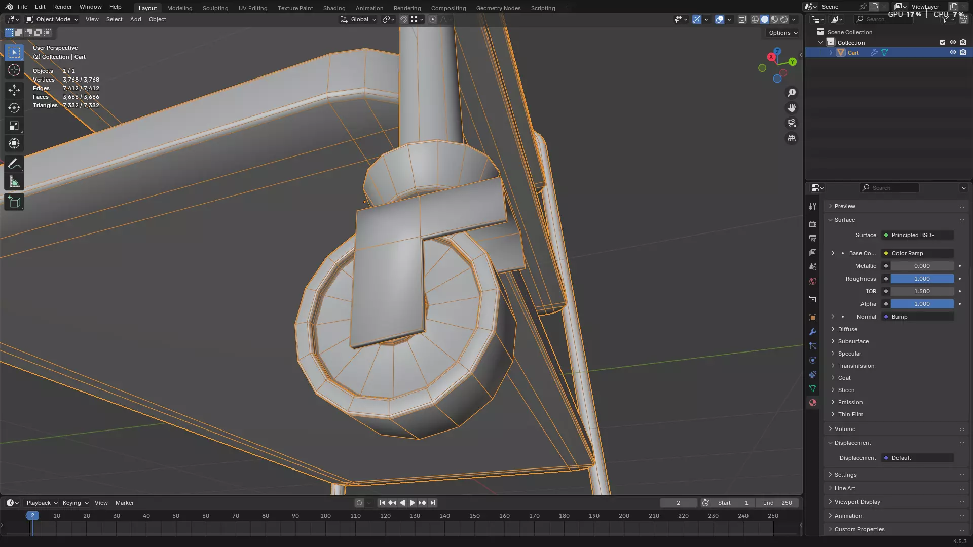 Hospital Medical Cart PBR 3D model_36