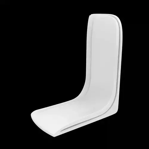 Curved Bookend 3D Printable Model referen