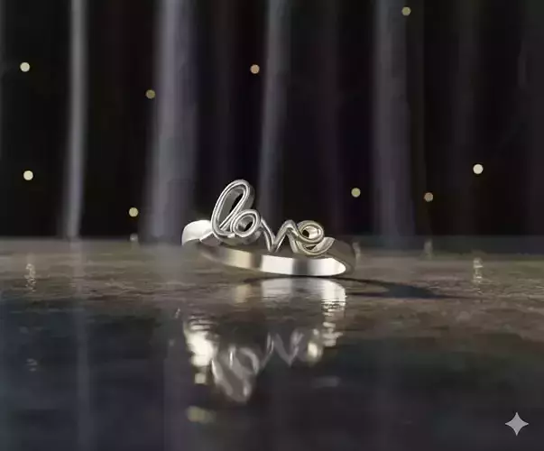Love Word Ring