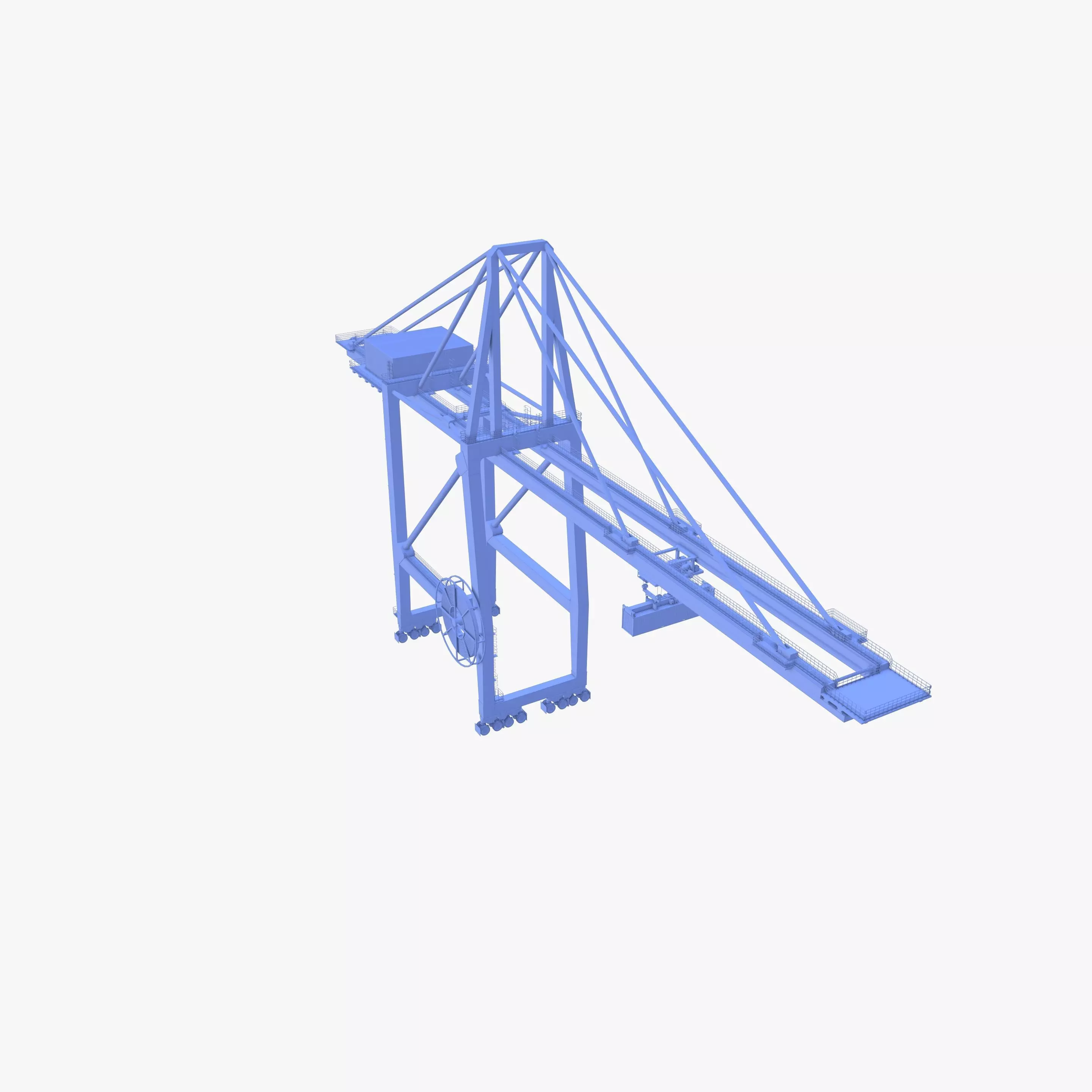 Port Crane V1 3D model_15
